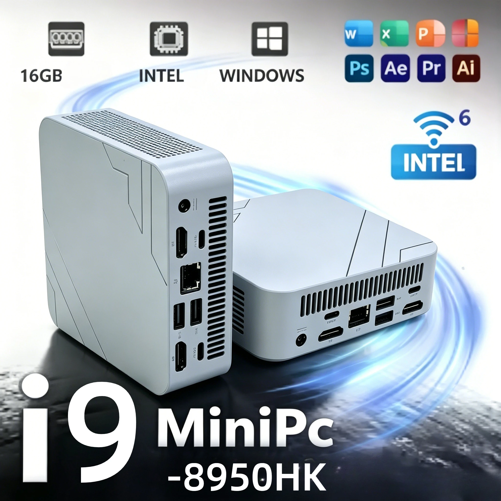 Pc Gaming Intel - Tragbarer Gamer-Computer Intel Core i9-8950HK Mini-PC