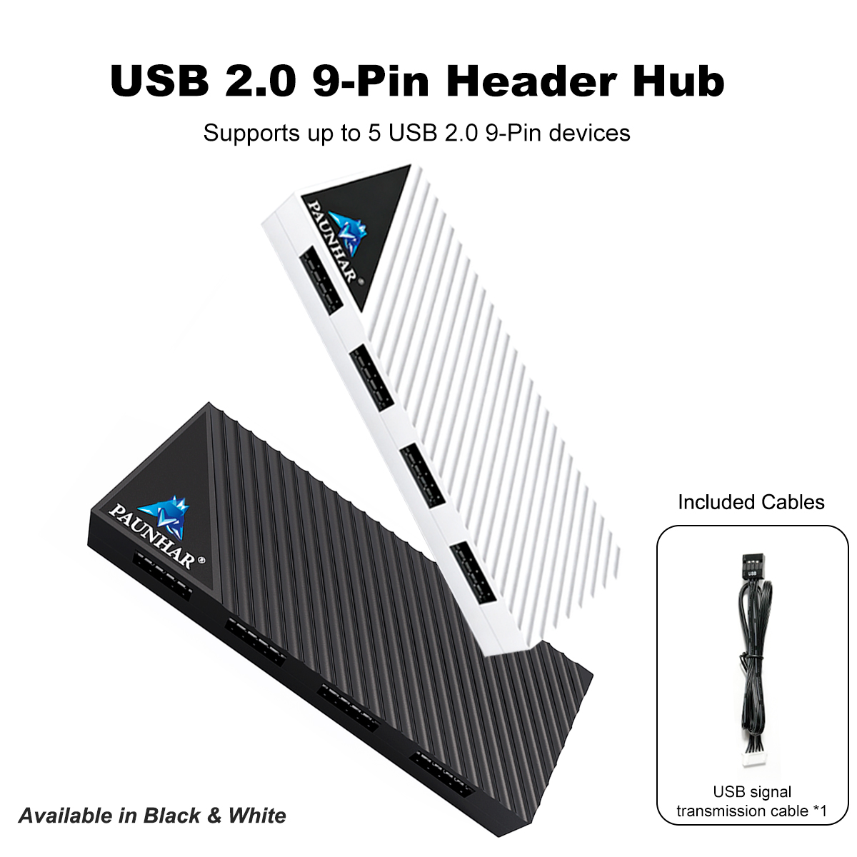 Pc Gaming Liquid - USB 2.0 9-Pin 1-zu-5 Magnetischer Header-Hub,
