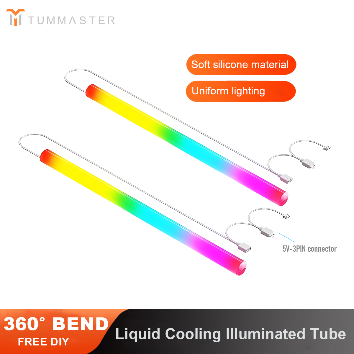 Pc Water Cooling - TUMMASTER ARGB Wasserkühlungshülse 5V3 Pin Weiches