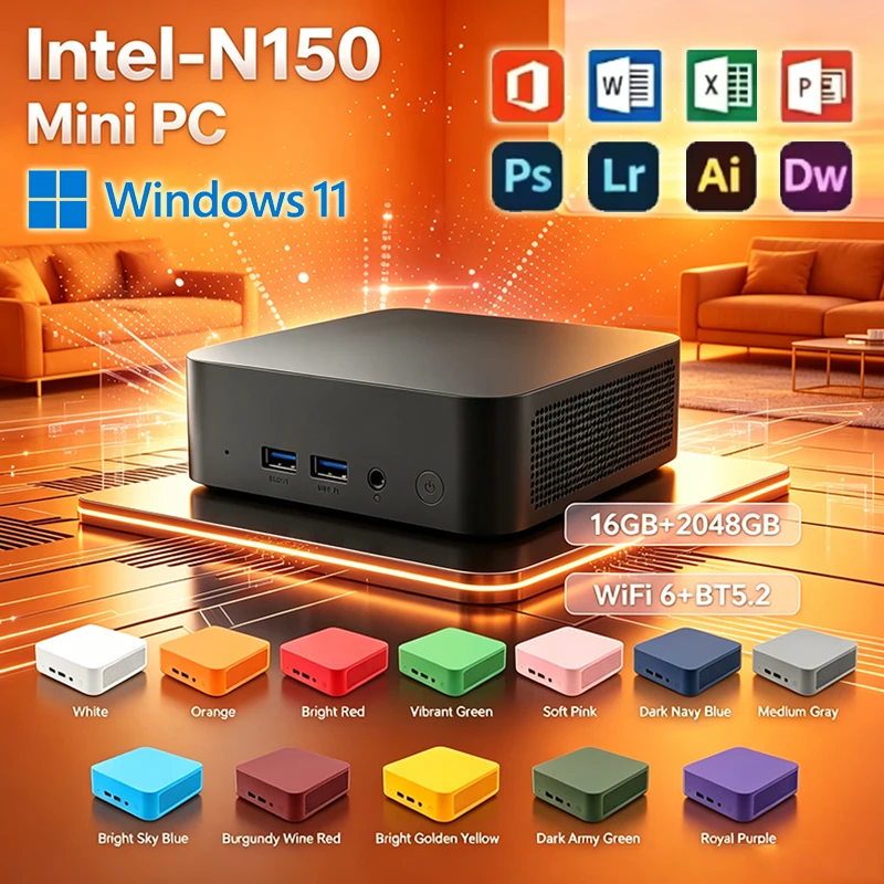 Intel N150 Windows 11 Mini-PC  – Pc Gaming Intel Bewertung und Preis