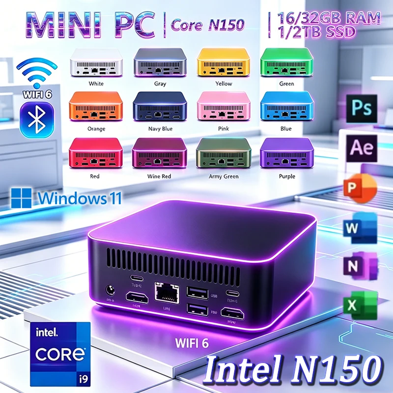 Intel N150 Windows 11 Mini-PC  – Pc Gaming Intel Bewertung und Preis